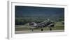 A U.S. Air Force C-47 Skytrain Aircraft Lands at Ramstein Air Base, Germany-null-Framed Photographic Print