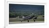 A U.S. Air Force C-47 Skytrain Aircraft Lands at Ramstein Air Base, Germany-null-Framed Photographic Print