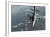 A U.S. Air Force F-16C Fighting Falcon Conducts Aerial Refueling-null-Framed Photographic Print