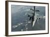 A U.S. Air Force F-16C Fighting Falcon Conducts Aerial Refueling-null-Framed Photographic Print