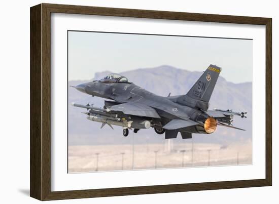 A U.S. Air Force F-16C Fighting Falcon Taking Off-Stocktrek Images-Framed Photographic Print