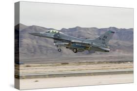 A U.S. Air Force F-16C Fighting Falcon Taking Off-Stocktrek Images-Stretched Canvas