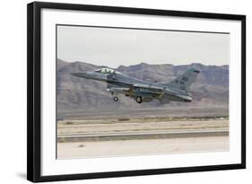 A U.S. Air Force F-16C Fighting Falcon Taking Off-Stocktrek Images-Framed Photographic Print