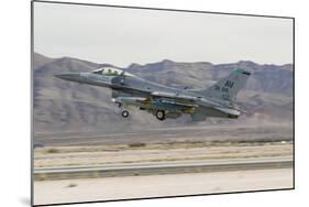 A U.S. Air Force F-16C Fighting Falcon Taking Off-Stocktrek Images-Mounted Photographic Print