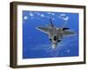 A U.S. Air Force F-22 Raptor in Flight Near Guam-Stocktrek Images-Framed Photographic Print