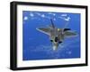 A U.S. Air Force F-22 Raptor in Flight Near Guam-Stocktrek Images-Framed Photographic Print