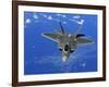 A U.S. Air Force F-22 Raptor in Flight Near Guam-Stocktrek Images-Framed Photographic Print