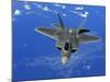 A U.S. Air Force F-22 Raptor in Flight Near Guam-Stocktrek Images-Mounted Photographic Print