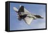 A U.S. Air Force F-22 Raptor Makes a Fast Flyby-Stocktrek Images-Framed Stretched Canvas