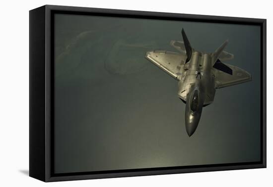 A U.S. Air Force F-22 Raptor-null-Framed Stretched Canvas