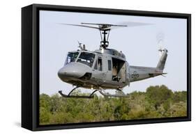 A U.S. Air Force Th-1H Huey Ii During a Training Sortie in Alabama-null-Framed Stretched Canvas