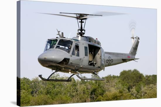 A U.S. Air Force Th-1H Huey Ii During a Training Sortie in Alabama-null-Stretched Canvas