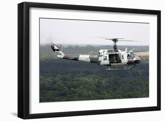 A U.S. Air Force Uh-1H Huey in an Experiment Paint Scheme-null-Framed Photographic Print
