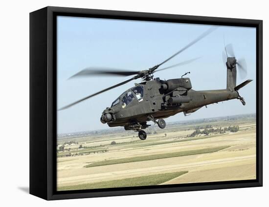 A U.S. Army AH-64D Longbow Apache-Stocktrek Images-Framed Stretched Canvas