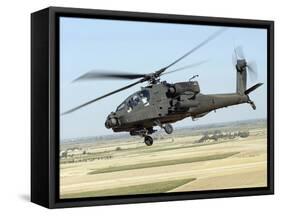 A U.S. Army AH-64D Longbow Apache-Stocktrek Images-Framed Stretched Canvas