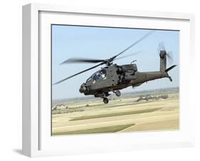 A U.S. Army AH-64D Longbow Apache-Stocktrek Images-Framed Photographic Print