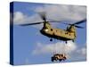 A U.S. Army CH-47 Chinook Helicopter Transports a Humvee-Stocktrek Images-Stretched Canvas