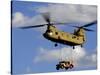A U.S. Army CH-47 Chinook Helicopter Transports a Humvee-Stocktrek Images-Stretched Canvas