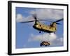 A U.S. Army CH-47 Chinook Helicopter Transports a Humvee-Stocktrek Images-Framed Photographic Print