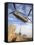 A U.S. Army CH-47 Chinook Helicopter-Stocktrek Images-Framed Stretched Canvas