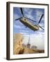 A U.S. Army CH-47 Chinook Helicopter-Stocktrek Images-Framed Photographic Print