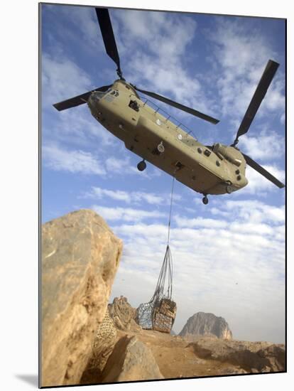 A U.S. Army CH-47 Chinook Helicopter-Stocktrek Images-Mounted Photographic Print