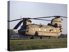 A U.S. Army CH-47F Chinook Helicopter-Stocktrek Images-Stretched Canvas