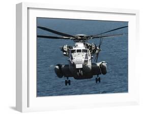 A U.S. Marine Corps CH-53E Super Stallion Helicopter-Stocktrek Images-Framed Photographic Print