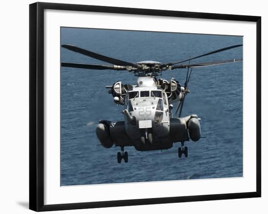 A U.S. Marine Corps CH-53E Super Stallion Helicopter-Stocktrek Images-Framed Photographic Print