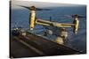 A U.S. Marine Corps MV-22B Osprey Lands on USS Kearsarge-null-Stretched Canvas