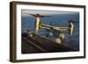 A U.S. Marine Corps MV-22B Osprey Lands on USS Kearsarge-null-Framed Photographic Print