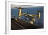 A U.S. Marine Corps MV-22B Osprey Lands on USS Kearsarge-null-Framed Photographic Print