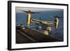 A U.S. Marine Corps MV-22B Osprey Lands on USS Kearsarge-null-Framed Photographic Print