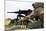 A U.S. Marine Fires an M2 .50 Caliber Machine Gun-null-Mounted Photographic Print