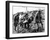 A U.S. Navy Corpsman Administers Blood Plasma to a Wounded Marine-null-Framed Premium Photographic Print