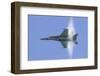 A U.S. Navy FA-18F Super Hornet Flies by at High Transonic Speed-Stocktrek Images-Framed Photographic Print