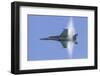 A U.S. Navy FA-18F Super Hornet Flies by at High Transonic Speed-Stocktrek Images-Framed Photographic Print