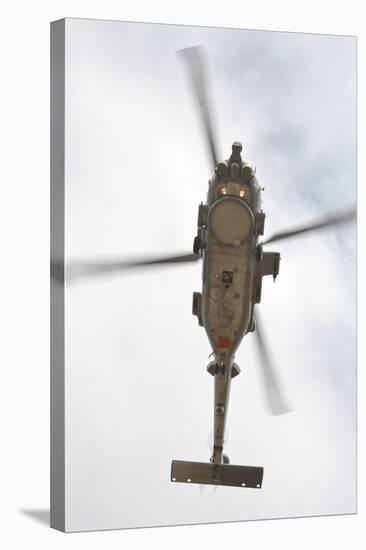 A U.S. Navy MH-60R Seahawk in Flight over Coroando, California-null-Stretched Canvas