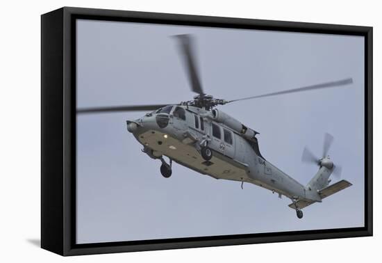 A U.S. Navy MH-60S Seahawk in Flight over Coronado, California-null-Framed Stretched Canvas