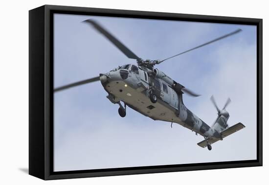 A U.S. Navy MH-60S Seahawk in Flight over Coronado, California-null-Framed Stretched Canvas