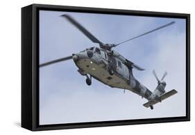 A U.S. Navy MH-60S Seahawk in Flight over Coronado, California-null-Framed Stretched Canvas