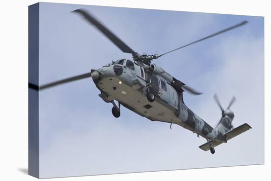 A U.S. Navy MH-60S Seahawk in Flight over Coronado, California-null-Stretched Canvas