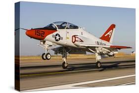 A U.S. Navy T-45 Goshawk Taking Off-null-Stretched Canvas