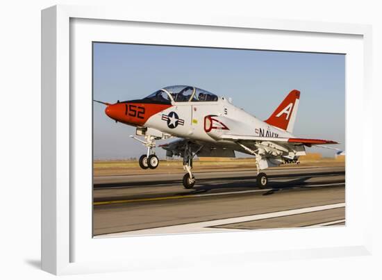 A U.S. Navy T-45 Goshawk Taking Off-null-Framed Photographic Print