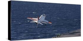 A U.S. Navy T-45C Goshawk Performs a Touch-And-Go Landing-null-Stretched Canvas