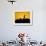 A U.S. Soldier Walks Atop His Armored Vehicle at Sunset-null-Framed Photographic Print displayed on a wall