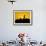 A U.S. Soldier Walks Atop His Armored Vehicle at Sunset-null-Framed Photographic Print displayed on a wall