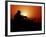 A U.S. Special Forces Soldier Armed with a Mk-12 Sniper Rifle at Sunset-Stocktrek Images-Framed Photographic Print