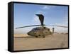 A UH-60 Black Hawk Helicopter at Camp Speicher, Iraq-null-Framed Stretched Canvas