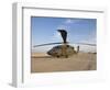 A UH-60 Black Hawk Helicopter at Camp Speicher, Iraq-null-Framed Photographic Print